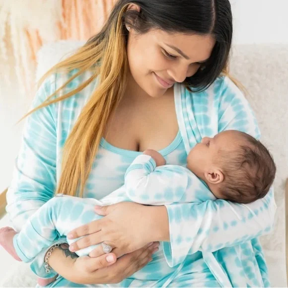 KYTE baby Women’s Lounge Robe Retired Robin Riptide Pattern Size XL/XXL Bamboo - Picture 5 of 8